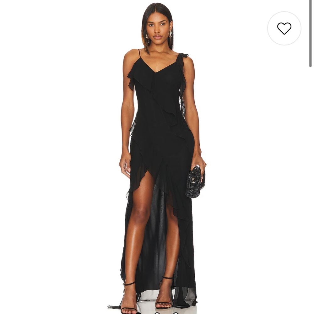 AMANDA UPRICHARD Cassilda Gown in Black
